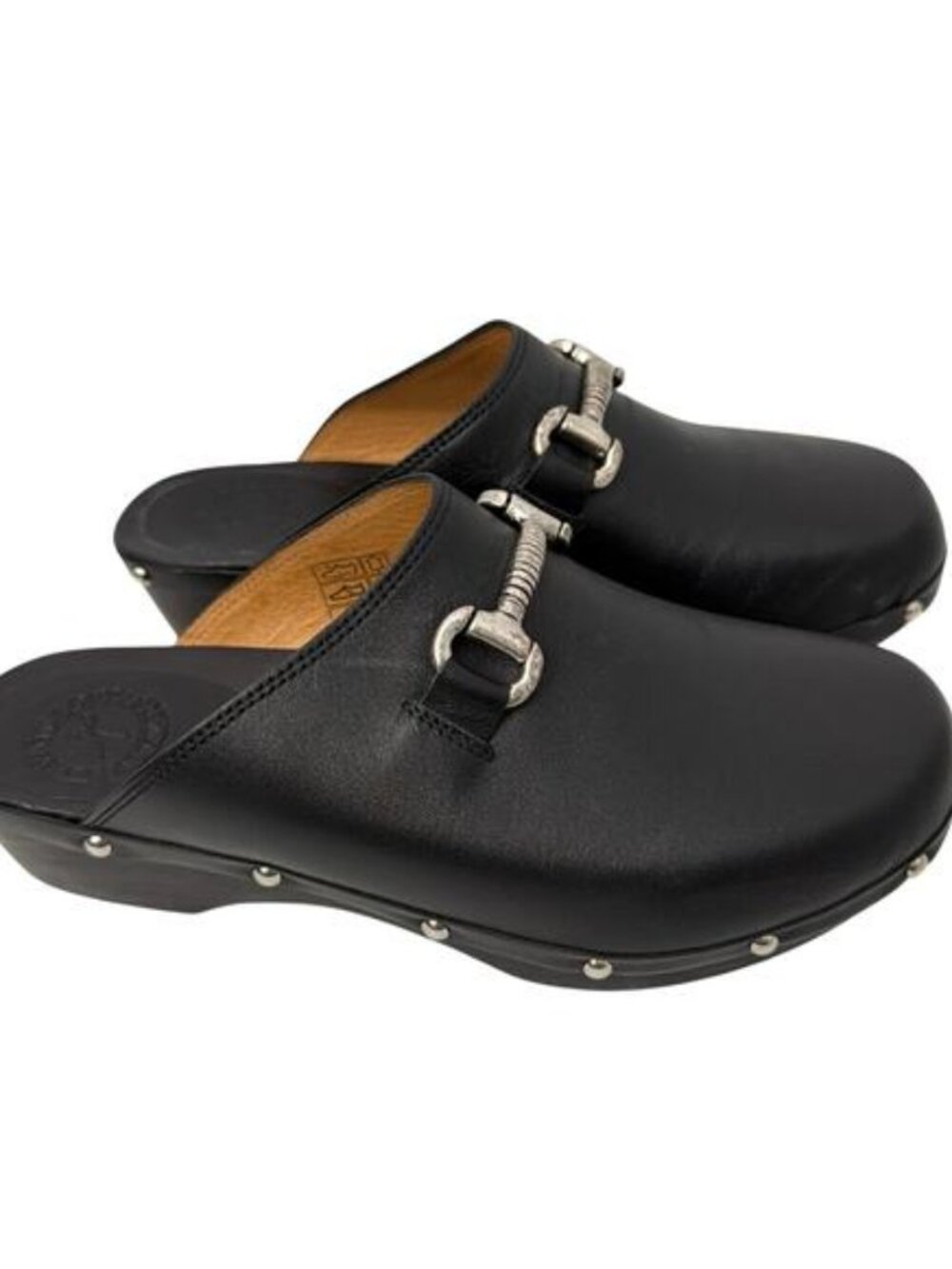 Penelope Chilvers Black Horsebit Clog